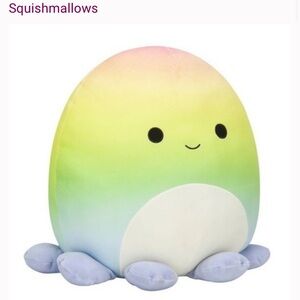 SQUISHMALLOW Elodie the Octopus 16" Pastel Plush Toy